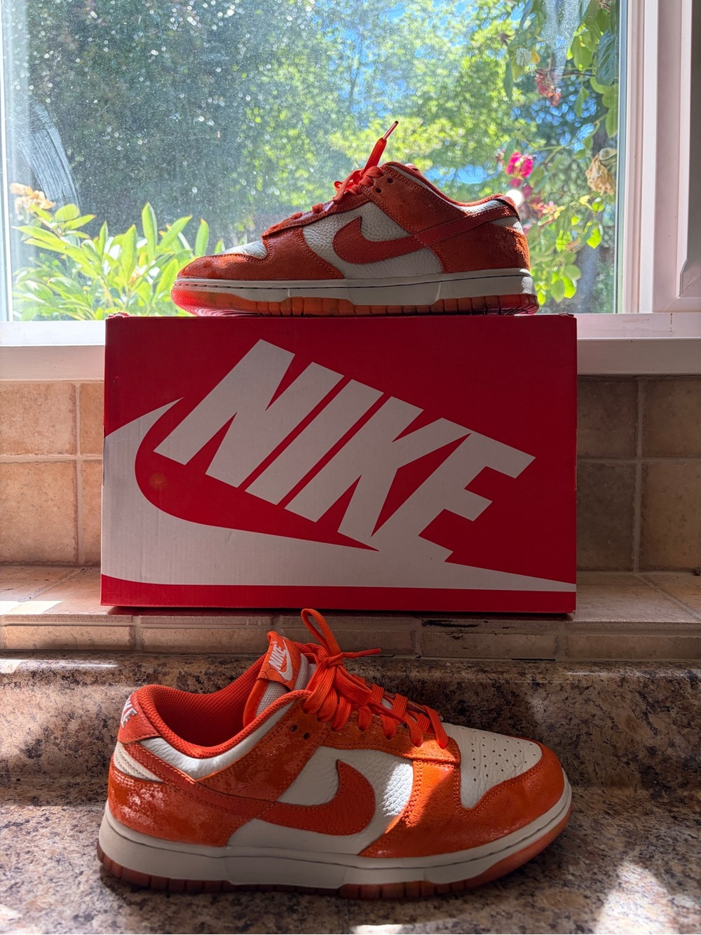 Nike Dunk Low Cracked Orange